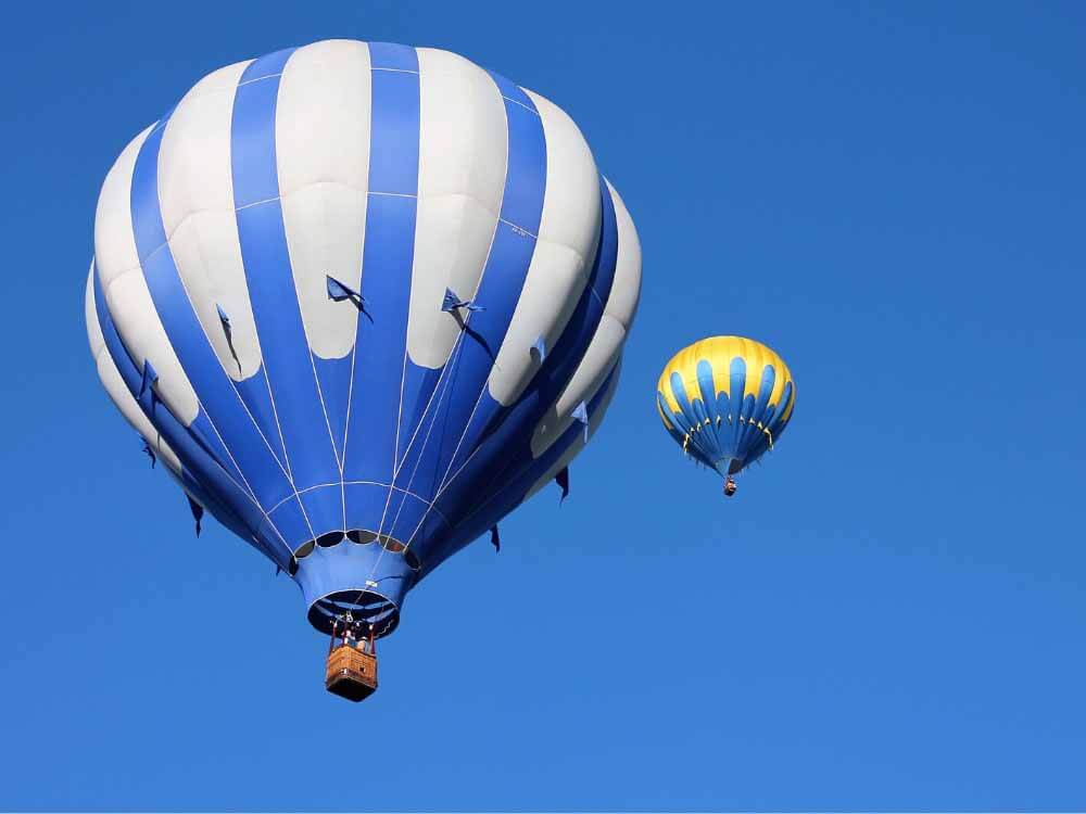 Hot -Air Balloon Flight over Teotihuacan Pyramids