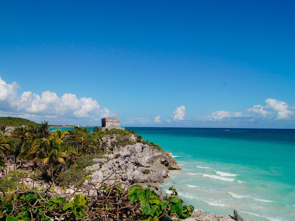 Tulum experience with cenotes and Statue of mother nature