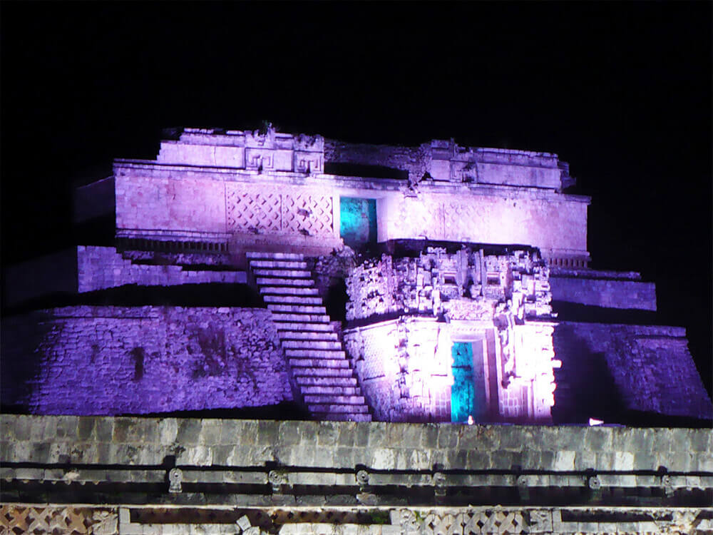 Uxmal Light and sound from Mérida 